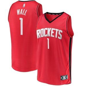 Fanatics John Wall Houston Rockets Jersey shirt Red men’s size S NWT